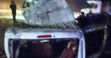 حادث الكريمات ..سائق النقل: الاصطدام وقع دون قصد لانفجار الإطار الأمامى