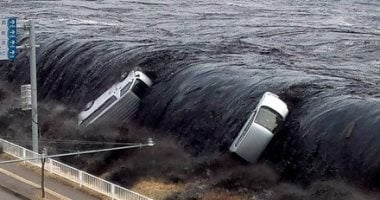 اليابان: أمواج تسونامى الناجمة عن الزلزال تجتاح نحو 190 هكتارا من الأراضى