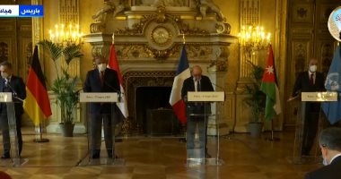 وزير خارجية فرنسا: نعمل على خلق الظروف الملائمة لحوار فلسطيني- إسرائيلي