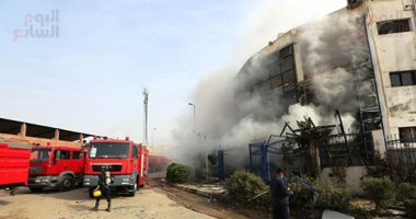 20 قتيلا حصيلة حريق  هائل بمنطقة مصانع العبور.. فيديوجراف