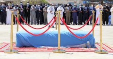 تشييع جثمان رئيس الصومال الأسبق على مهدى محمد.. صور