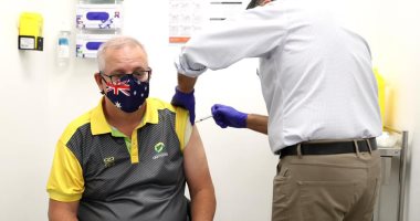 رئيس وزراء أستراليا يعلن تلقيه الجرعة الثانية من لقاح فيروس كورونا.. صور