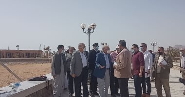 محافظ جنوب سيناء يتفقد مشروعات بالطور قبل أيام من افتتاحها فى العيد القومى