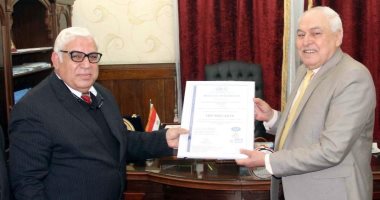 قسم الترجمة بمحكمة استئناف القاهرة يحصل على شهادة الأيزو 9001