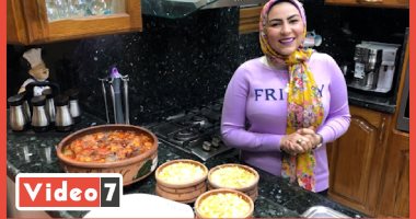 طريقة عمل طاجن شيش طاووق مع البطاطس البوريه من مطبخ رانيا النجار.. فيديو