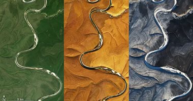 صور نهر متجمد فى سيبيريا تثير حالة جدل بين علماء بوكالة ناسا وخبراء روس
