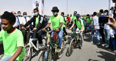 انطلاق مهرجان الدراجات فى أسوان بمشاركة ألف شاب وفتاة
