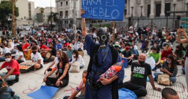 صور.. مظاهرة فى الأرجنتين لاحتواء التغير المناخى رغم مخاوف كورونا