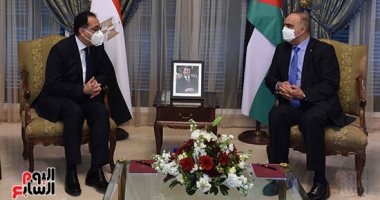 مصطفى مدبولى ينقل تحيات الرئيس السيسى للعاهل الأردنى  