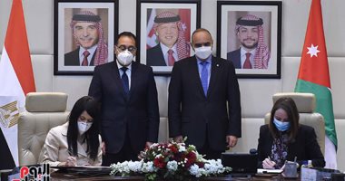 رئيسا وزراء مصر والأردن يشهدان توقيع 7  وثائق لتعزيز التعاون المشترك   