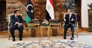 فيديو لتصريحات الرئيس السيسى بشأن ليبيا خلال لقائه بمحمد المنفى