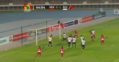 اهداف مباراة مصر وكينيا فى تصفيات امم افريقيا