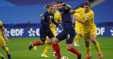 ملخص مباراة فرنسا ضد أوكرانيا فى تصفيات كاس العالم 2022