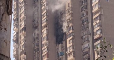 إخماد حريق شقة سكنية فى منطقة المنيب 