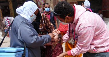 إنطلاق الحملة القومية الثانية للتطعيم ضد شلل الأطفال بمحافظة أسوان.. صور