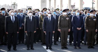 الرئيس السيسى يتقدم الجنازة العسكرية للدكتور كمال الجنزوري بمسجد المشير
