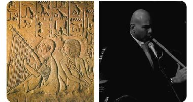 عازف الناى بحفل موكب المومياوات: وقعت فى غرام الحضارة الفرعونية بمعبد دندرة 