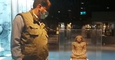 مصر ثم التاريخ.. جولة داخل متحف الآثار بمكتبة الإسكندرية (فيديو)
