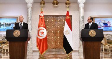 الرئيس السيسى: أجريت مباحثات مكثفة مع الرئيس التونسى حول العلاقات بين البلدين
