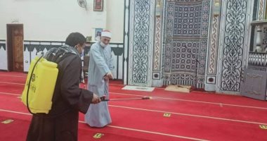 حملات لتنظيف وتعقيم المساجد استعدادا لرمضان بالمنوفية وجنوب سيناء.. صور