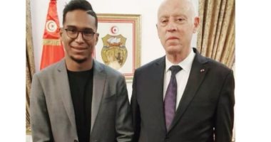 سيف الجزيري يلتقي الرئيس التونسي قيس سعيد على هامش زيارته لمصر.. صور
