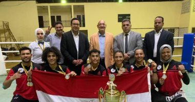 مصر تحصد المركز الأول وكأس بطولة أفريقيا للكيك بوكسينج في الكاميرون 