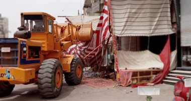 رئاسة حى السويس: إزالة التعديات والاشغالات المخالفة بالشوارع