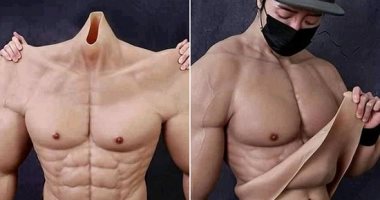 فورمة من غير جيم.. شركة صينية تطرح بدلة عضلات للرجال تشبه جلد الإنسان