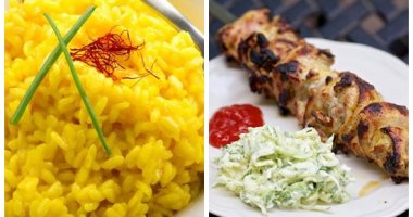 فطار 11 رمضان.. طريقة عمل كباب الفراخ والأرز بالزعفران