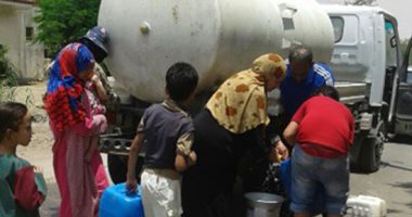 انقطاع المياه عن بعض مناطق مدينة طنطا لإحلال وتجديد خطوط مياه الشرب 