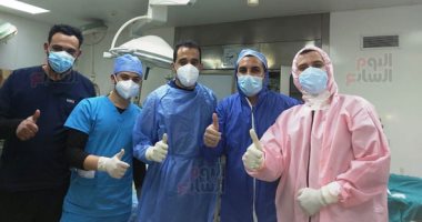إجراء ولادة لسيدة مصابة بكورونا بجامعة المنصورة بعد معاناة 14 عاما من العقم