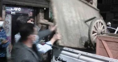 مصادرة 444 شيشة وإغلاق 10 مقاهى لعدم الالتزام بإجراءات كورونا فى سوهاج