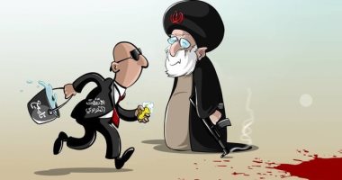 الاتفاق النووى يهدف إلى تلميع الوجه الآخر لإيران فى كاريكاتير سعودى