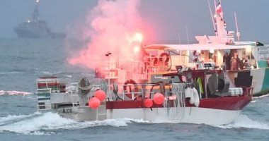 المملكة المتحدة ترسل زوارق مسلحة مع تجمع 80 قارب احتجاج فرنسي قبالة جيرسي