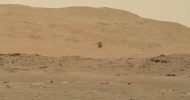 لأول مرة.. تسجيل صوتى لطائرة ناسا أثناء تحليقها على سطح المريخ.. فيديو