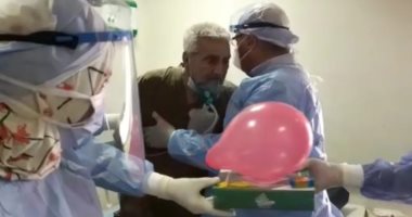 مستشفى كفر الزيات العام تنظم احتفالية لمصابى كورونا بمناسبة عيد الفطر المبارك