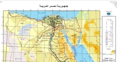 الرى تنشر الخريطة المعتمدة لمصر على صفحتها بفيس بوك