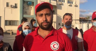 متطوعو الهلال الأحمر المصرى يواصلون خدمة الجرحى الفلسطينيين القادمين للعلاج فى مصر