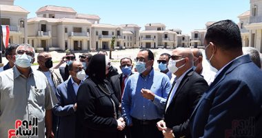 رئيس الوزراء يتفقد المشروعات الجارى تنفيذها بمدينة المنصورة الجديدة
