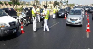 المرور يعيد فتح شارع حسن المأمون بمدينة نصر أمام حركة السيارات