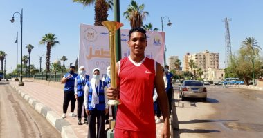 إطلاق شعلة أولمبياد الطفل المصرى بشوارع القاهرة التاريخية.. صور