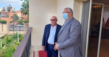 محافظ بورسعيد يستقبل وزير الزراعة واستصلاح الأراضى لمتابعة المشروعات.. صور