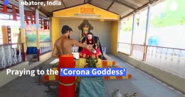 طائفة هندية تخصص معبدا لتقديس وباء كورونا