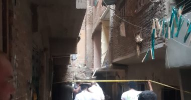 انهيار جدار منزل نتيجة انفجار أسطوانة بوتاجاز فى طنطا بالغربية