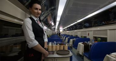 موائد الزعماء ورؤساء الدول فى مطاعم القطارات الروسية