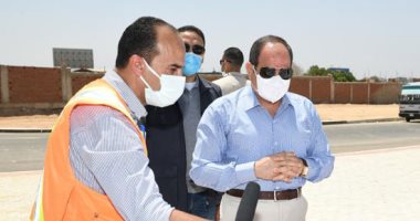 أخبار مصر.. الرئيس السيسى يتفقد أعمال التطوير فى المحاور المحيطة بمطار القاهرة