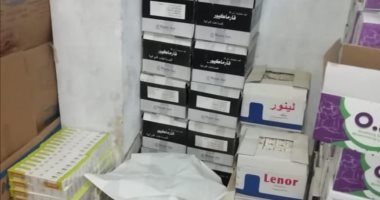 ضبط 21 ألف عبوة دوائية منتهية الصلاحية ومحظور تداولها ببنها.. صور