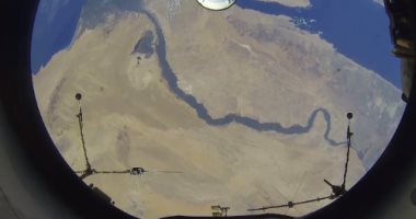 مصر جميلة من فوق.. رائد روسى يلتقط فيديو لنهر النيل والأهرامات من الفضاء