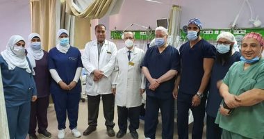 فريق طبى بمستشفى التأمين الصحى في بنها يجرى أول جراحة قلب مفتوح