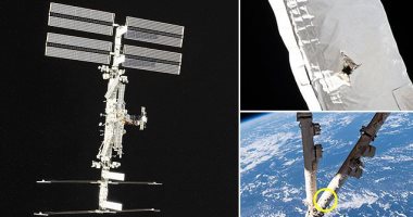 شظية فضائية تصيب الذراع الآلية لمحطة الفضاء الدولية